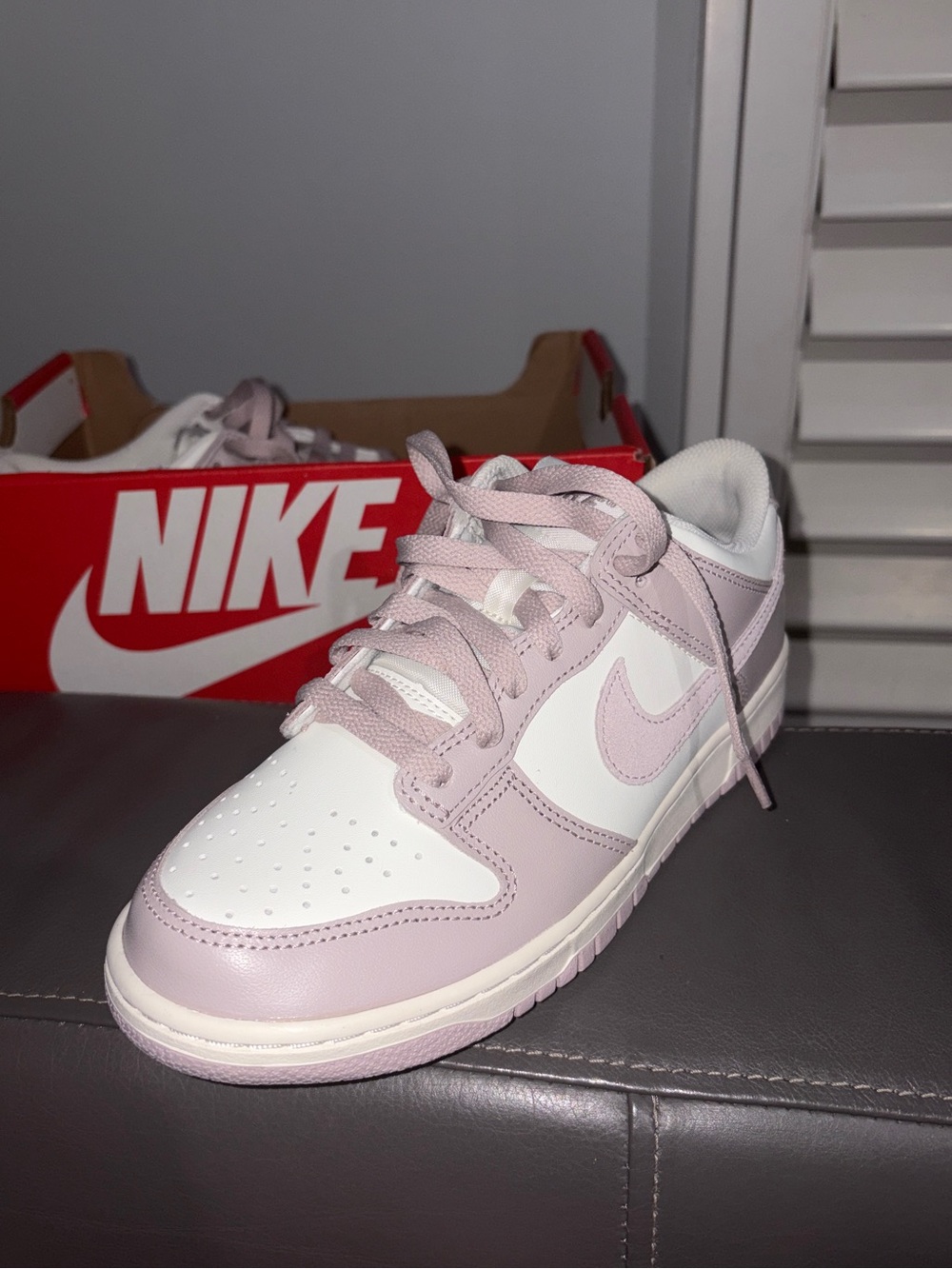 Nike Dunk Low Sail White Particle Rose – Size 6Y – Brand New in Box - Picture 3 of 5